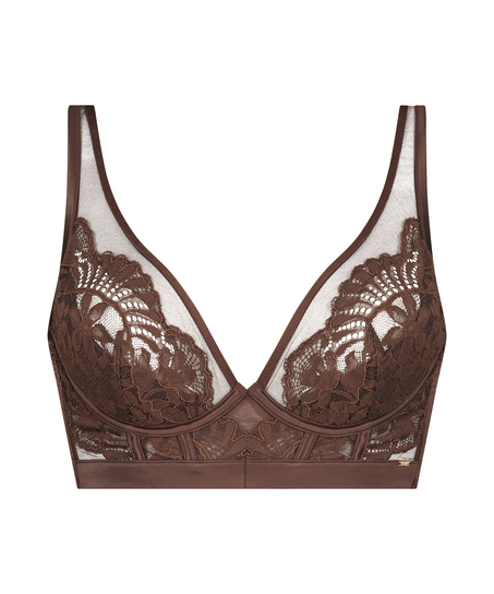 Indigo Non-Padded Underwired Bra, Brown