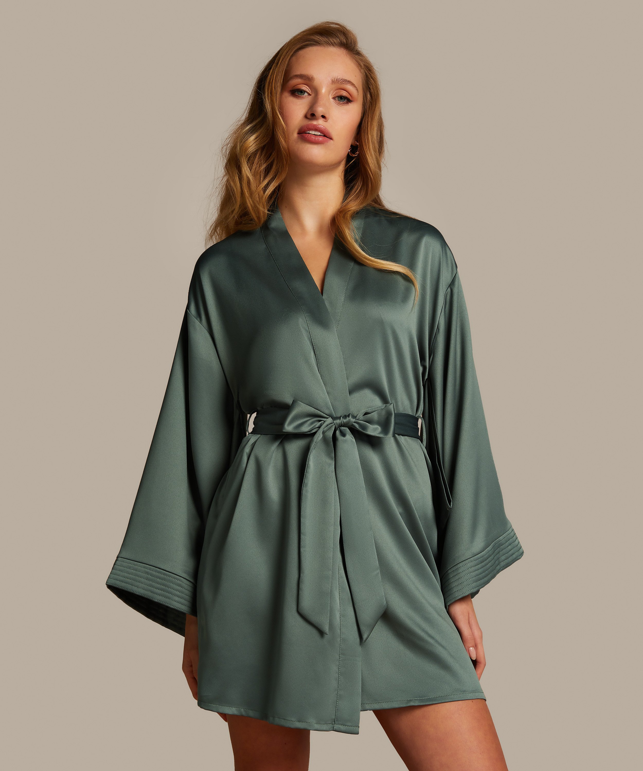 Isla Kimono, Green, main