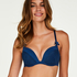 Louise padded underwired maximizer bra, Blue