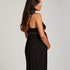 Maternity Lace Slip Dress, Black