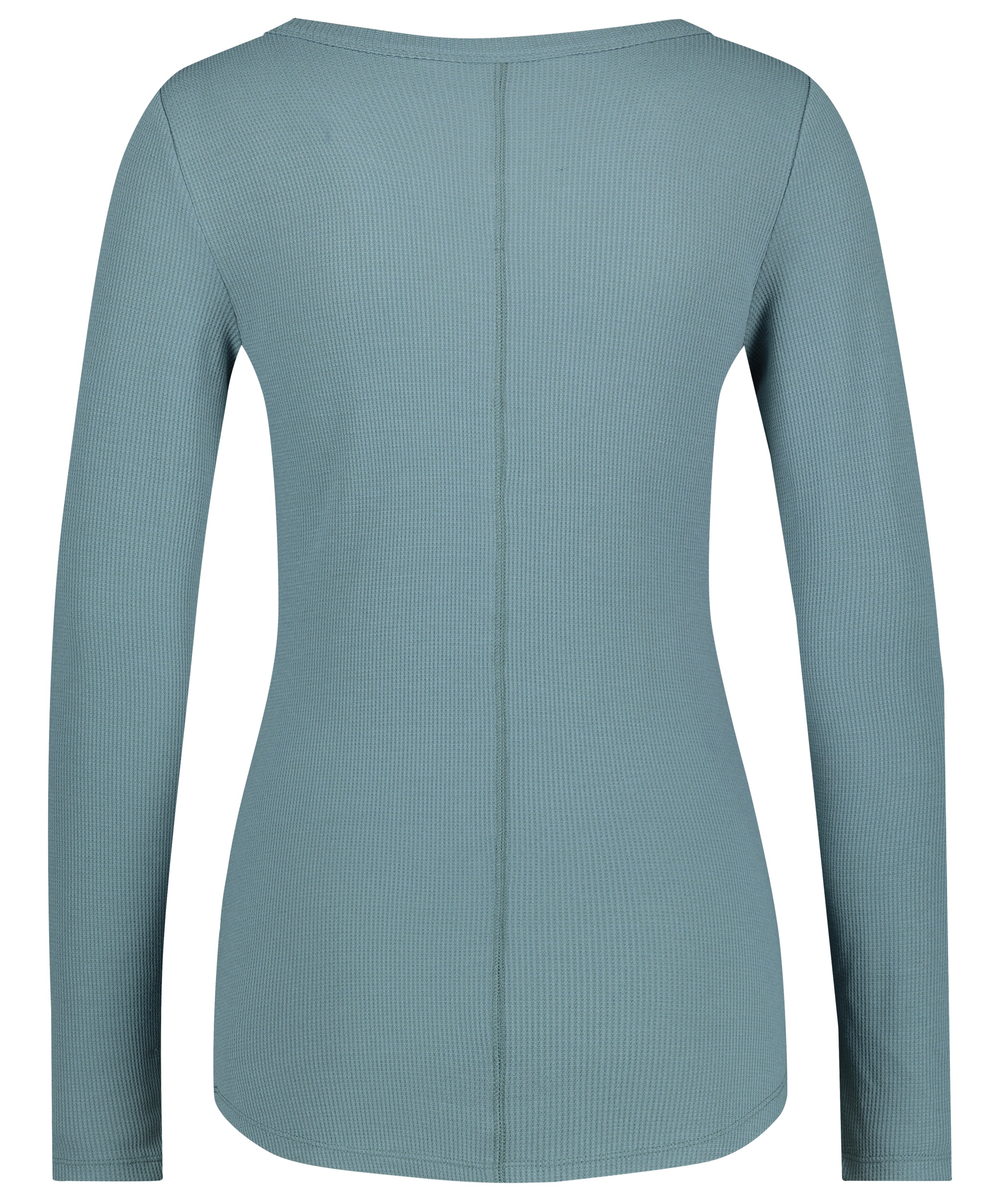 Long-Sleeved Pyjama Top, Blue, main
