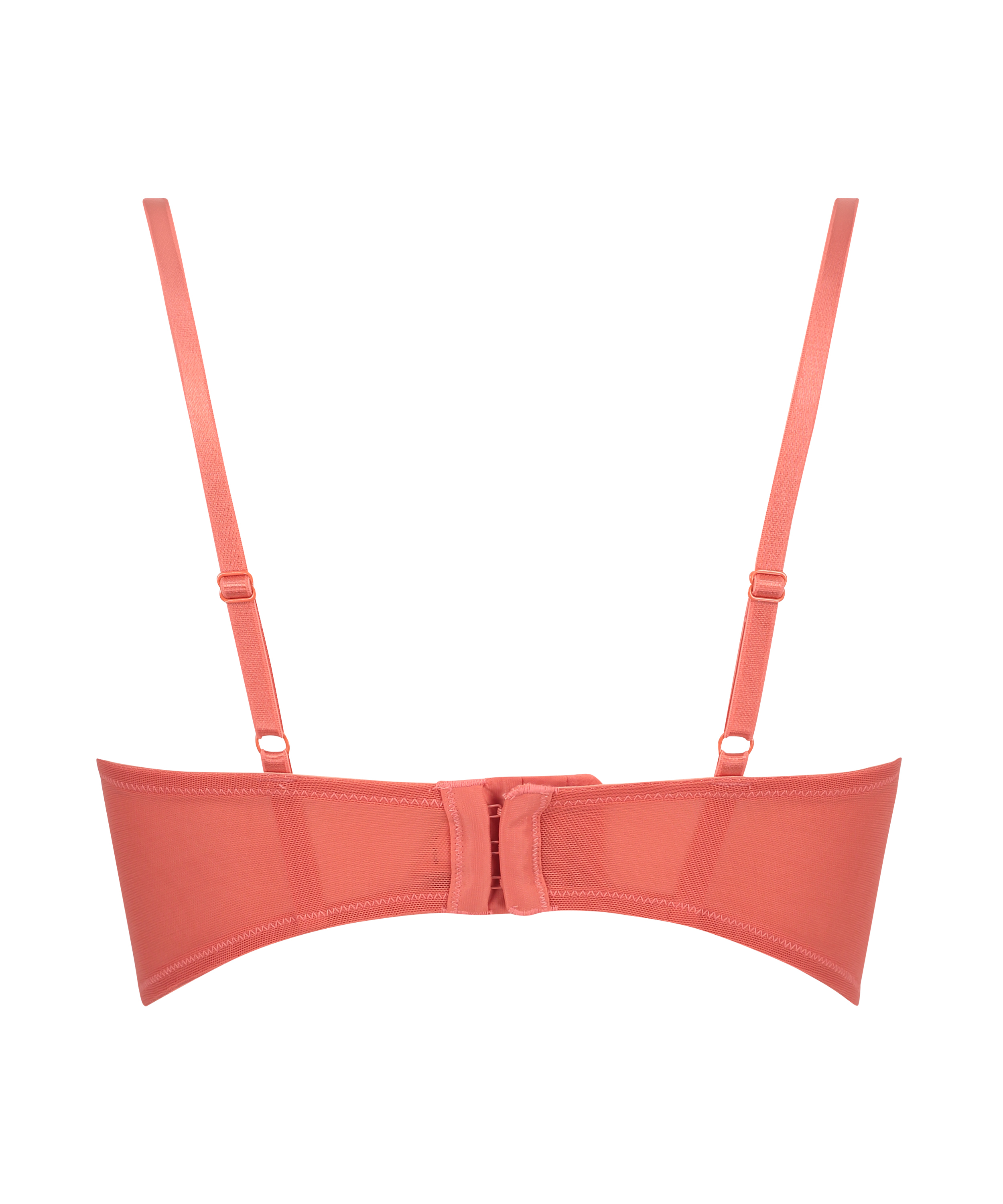 Emily Non-Padded Underwired Longline Bra, Orange, main