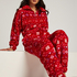 Onesie fleece, Red