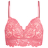 Shiloh Padded Non-wired Longline Bra, Pink