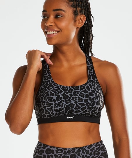 HKMX Sports bra The Spirit Level 2, Grey