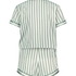 Satin Pyjama Set, Green