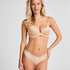 Padded Underwired Strapless Maximizer Bra, Beige