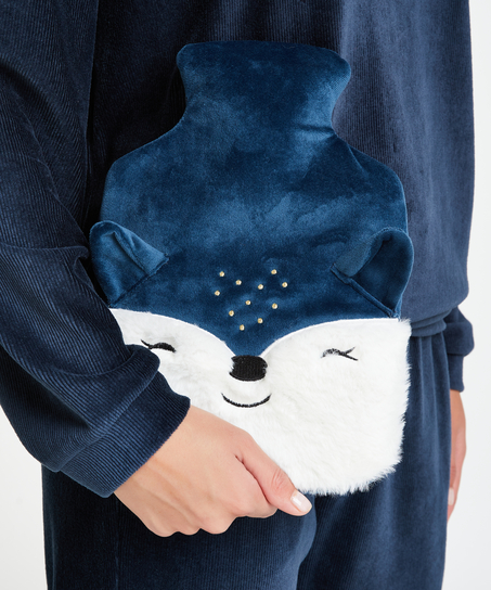 Hot water bottle, Blue