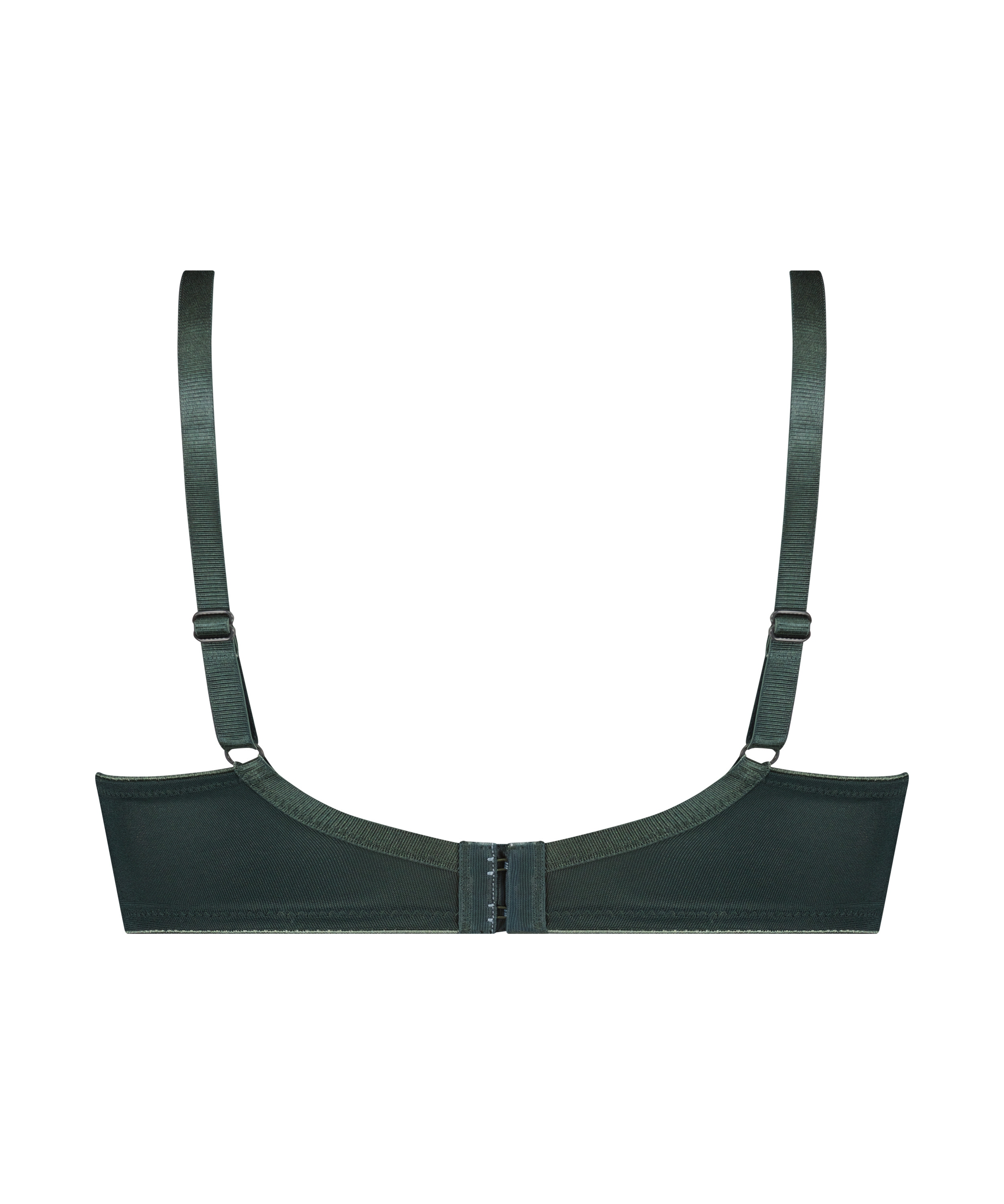 Nina Non-Padded Underwired Minimizer Bra, Green, main