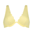 Scallop Non-Padded Underwired Bikini Top, Yellow