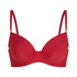 Luna Bikini Top, Red