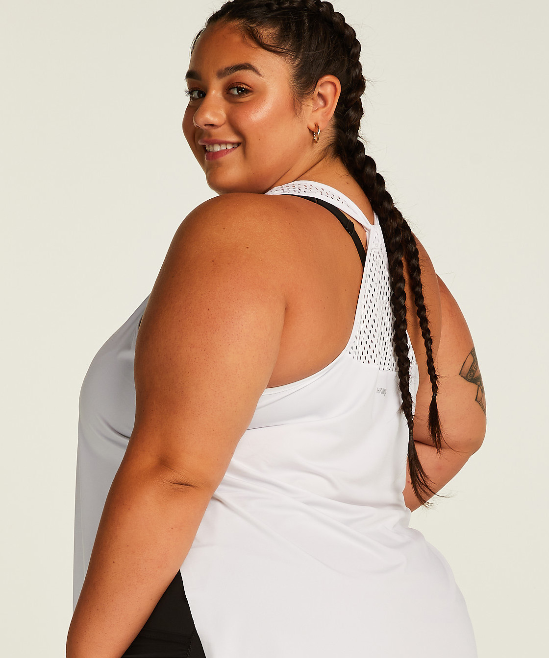 HKMX Tank top Performance, White, main