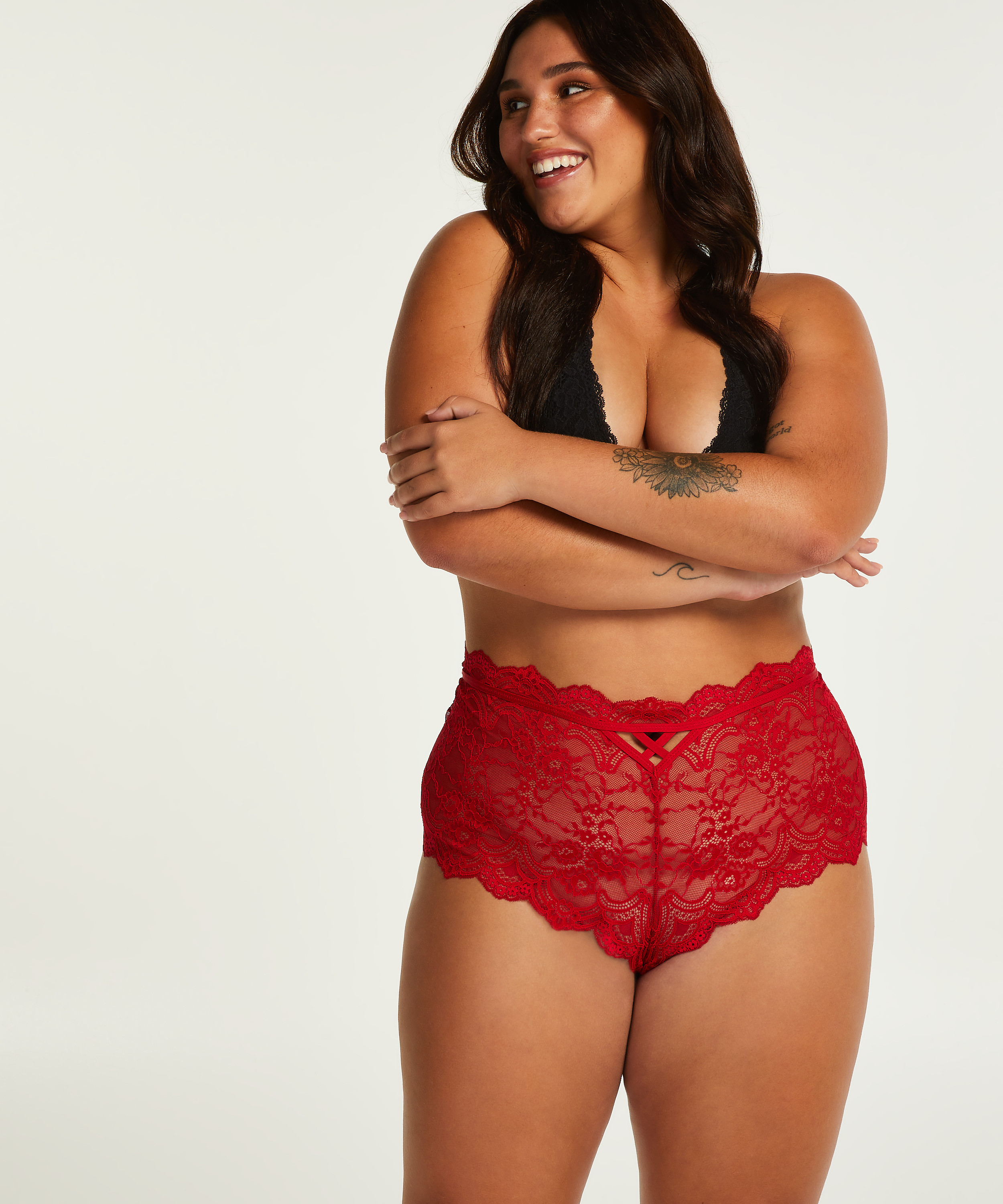 May Boxer Curvy, Red, main