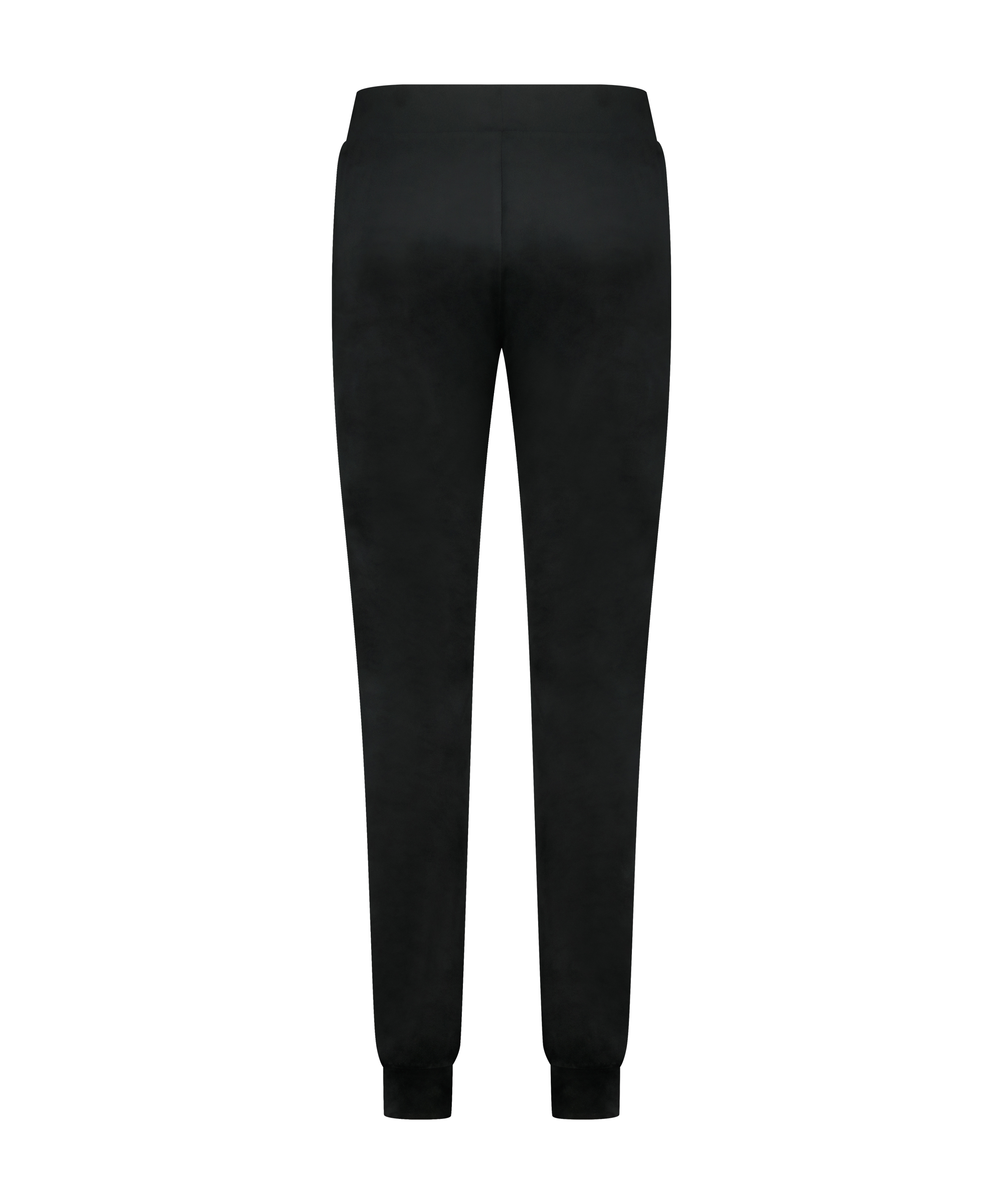 Petite Velours Jogging Pants, Black, main