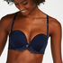 Rya Padded Strapless Underwired Bra, Blue