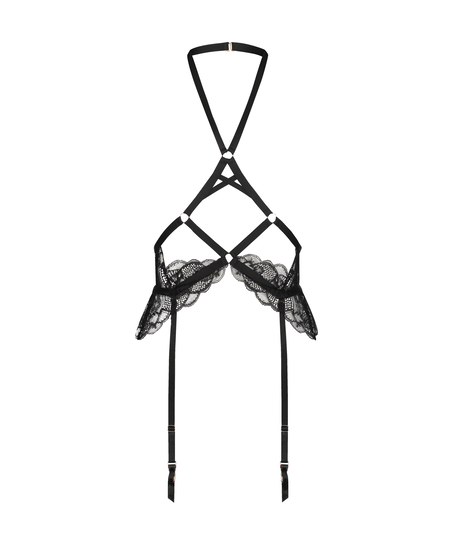 Private body harness, Black