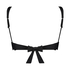 Scallop triangle bikini top, Black