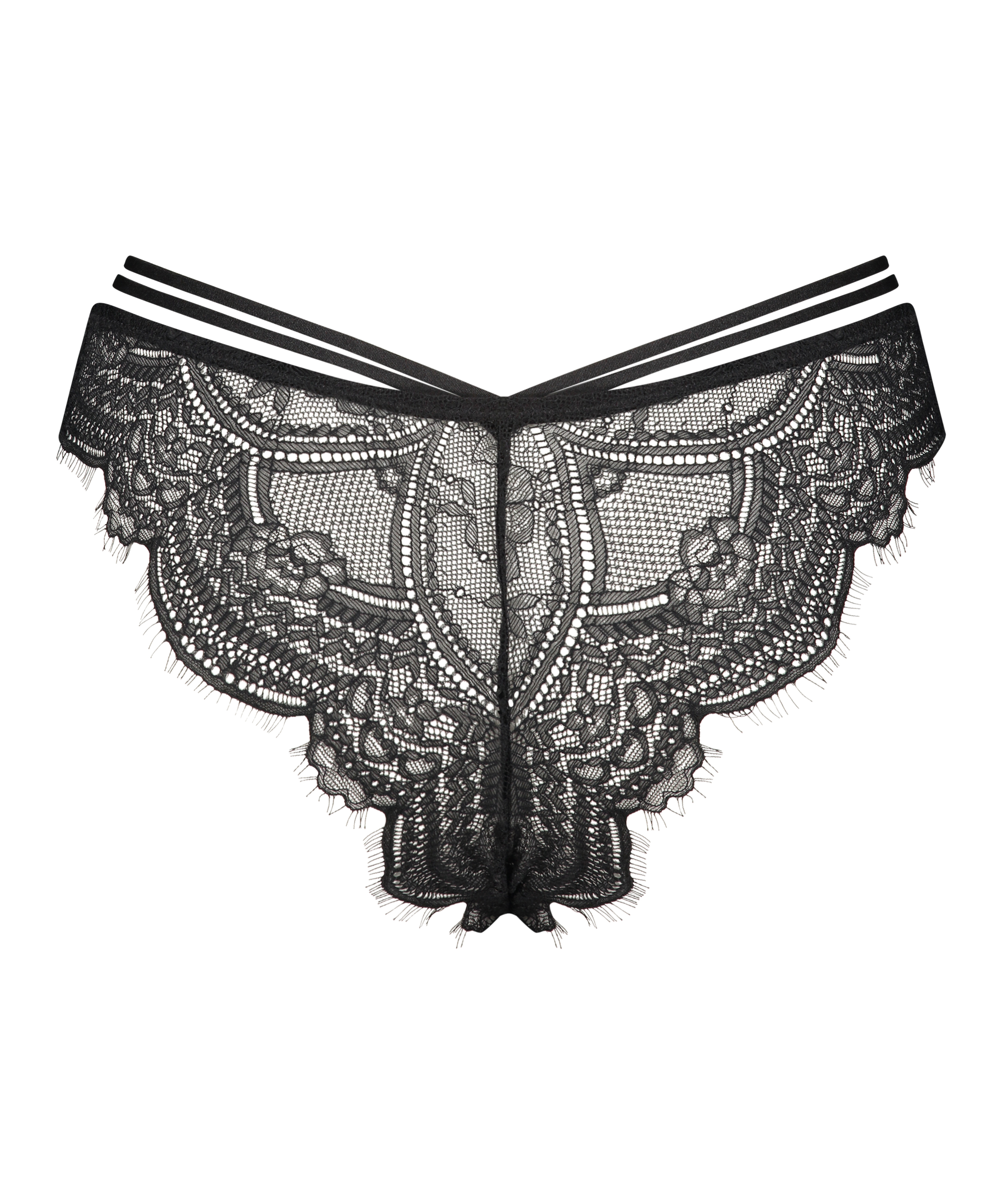 Sian High Cut Brazilian, Black, main