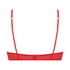 Iggy Half-Padded Underwired Longline Bra, Red