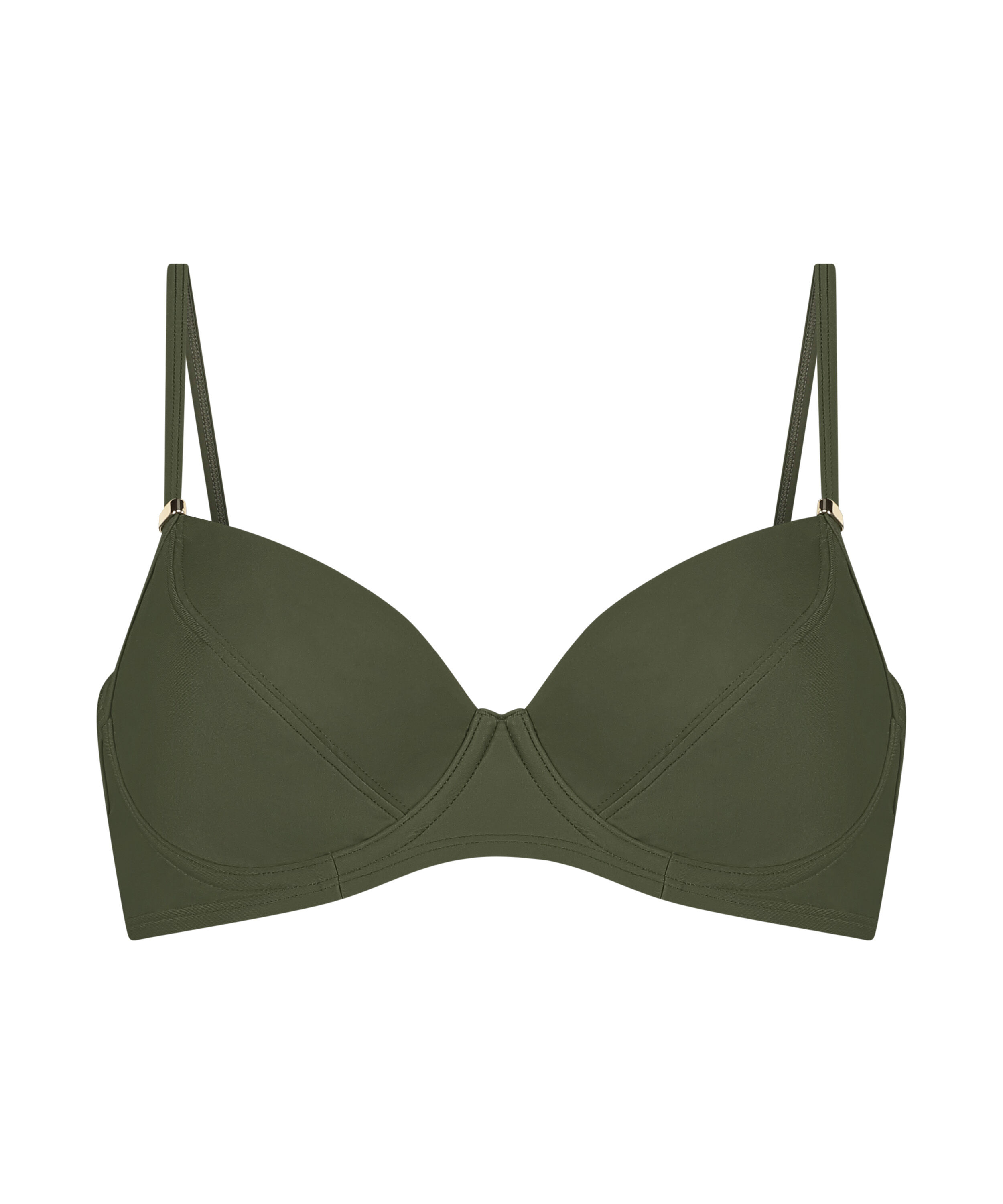 Luxe Bikini Top, Green
