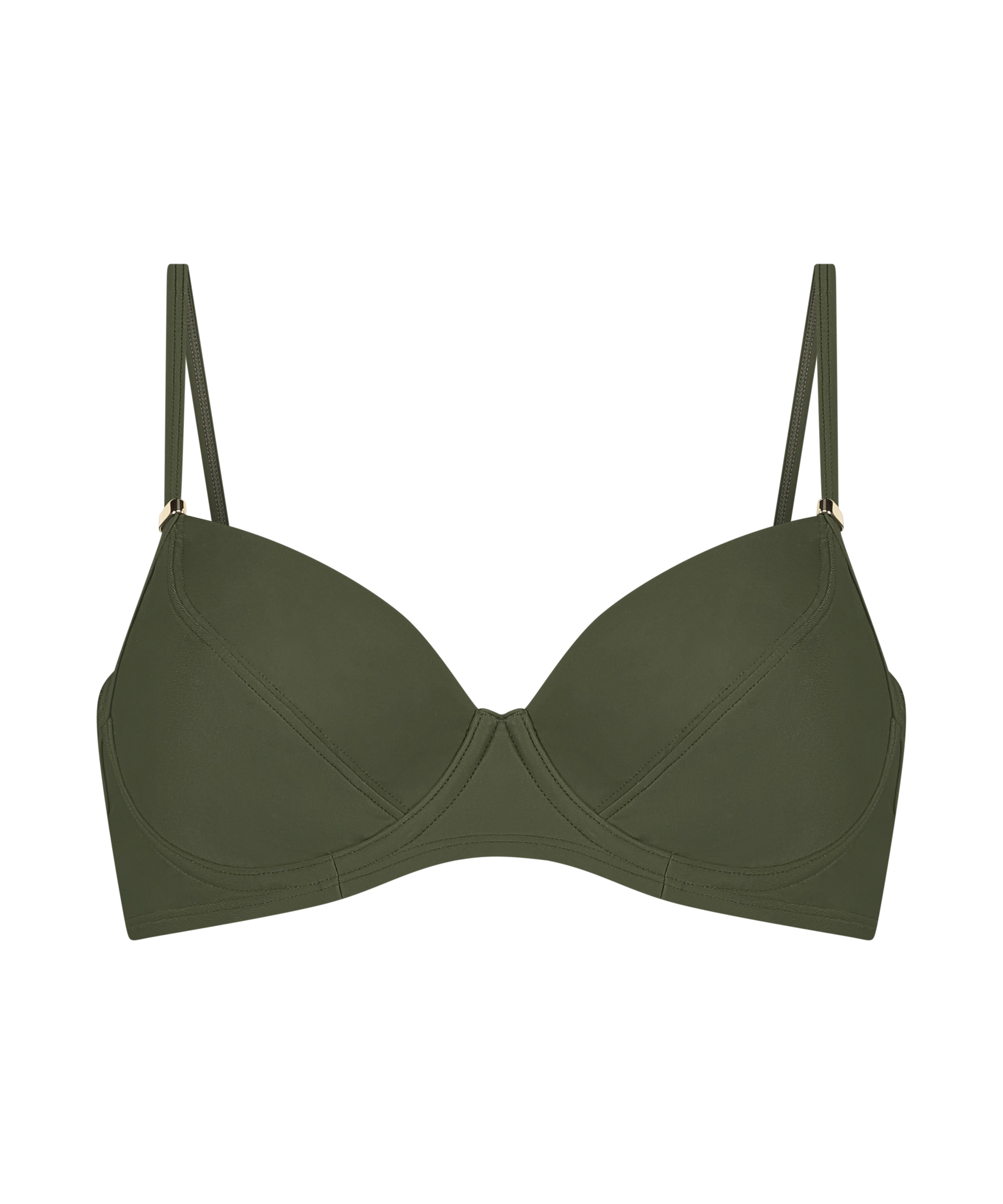 Luxe Bikini Top, Green, main