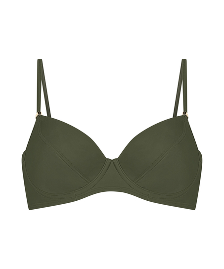 Luxe Bikini Top, Green