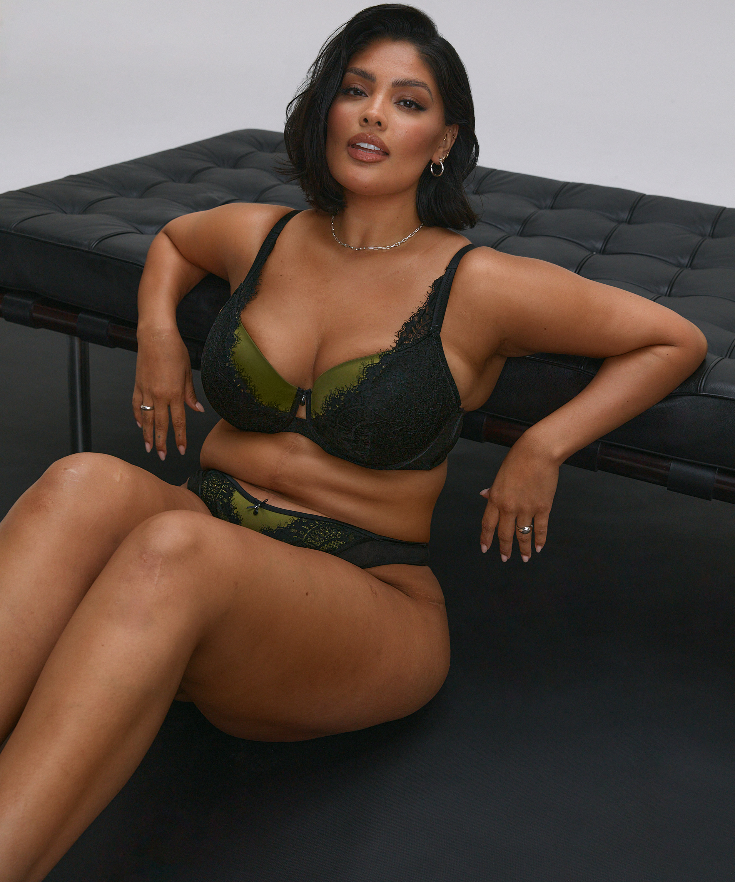 Mirabella Padded Underwired Bra, Black, main