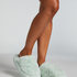 Fake Fur Slippers, Green
