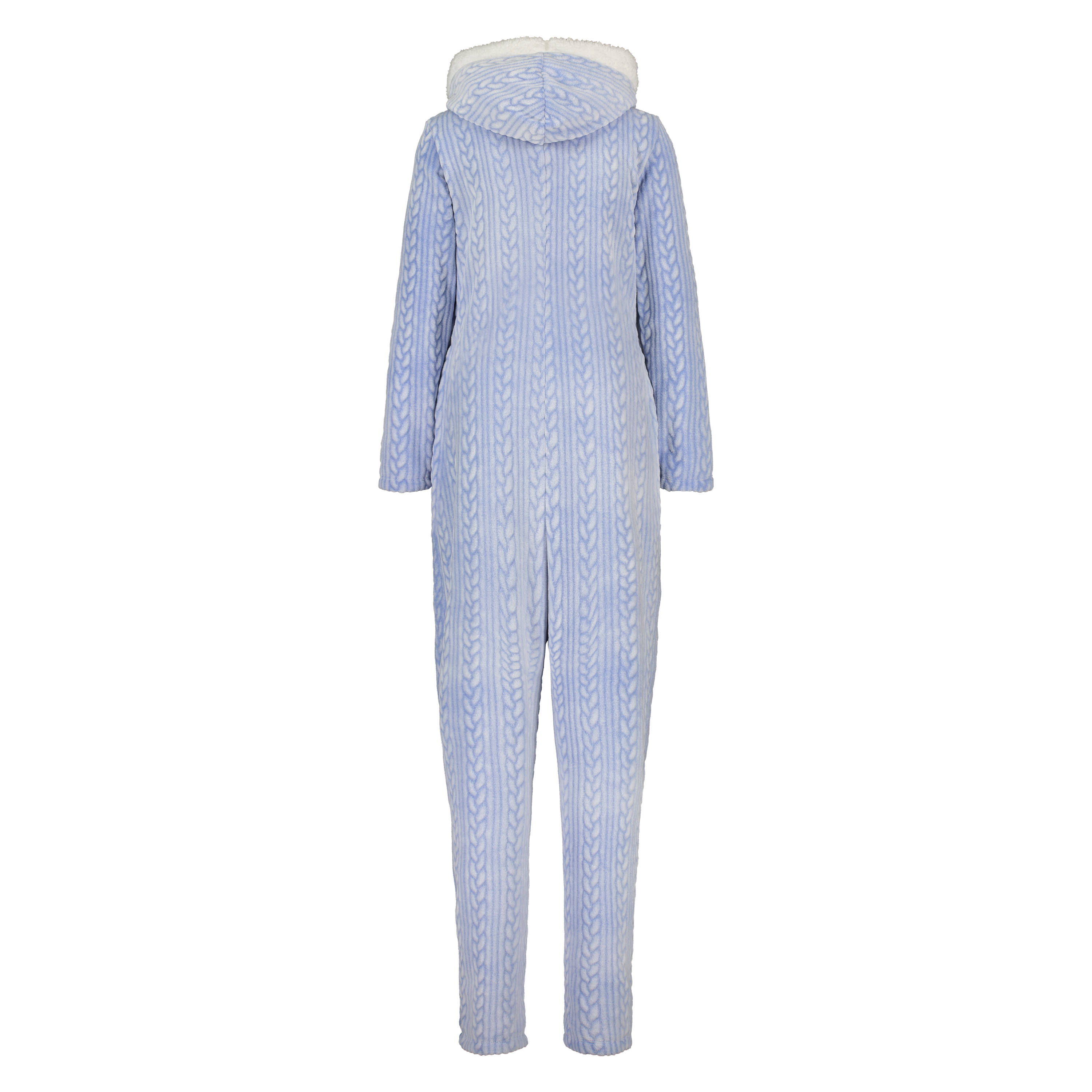 Fleece onesie, Blue, main