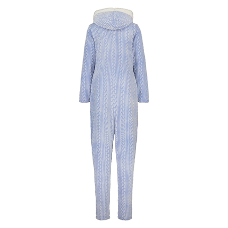 Fleece onesie, Blue