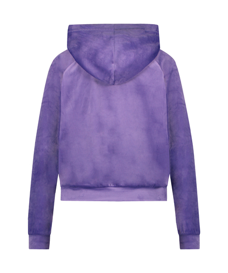 Velours top, Purple