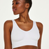 Seamless Crop Top, White