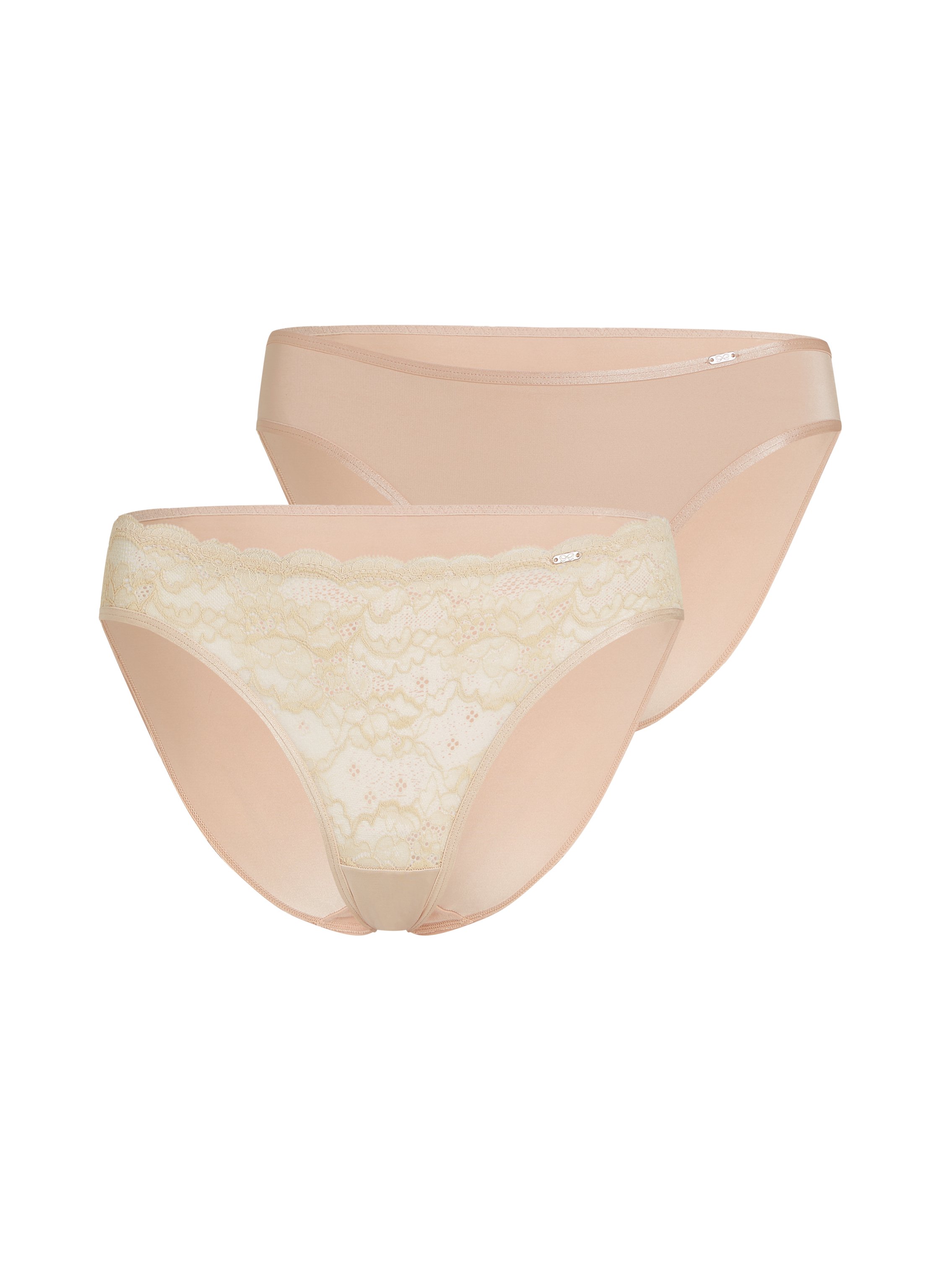 2-pack Angie Knickers, Beige, main