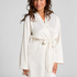 Kimono Bridal Satin, White