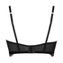 Raine padded longline underwired bra, Black