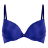 Plunge Padded Underwired Bra, Blue