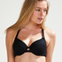 Pacific Padded Underwired Bikini Top Doutzen, Black