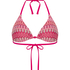 Cali Triangle Bikini Top, Pink