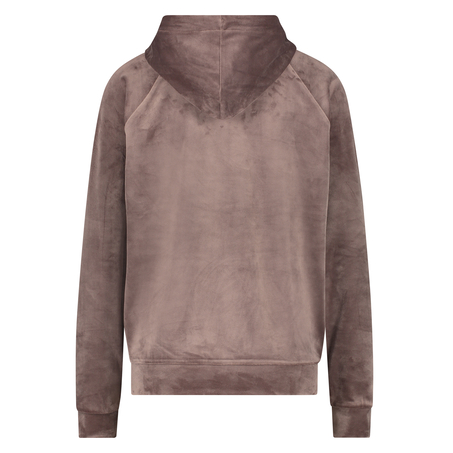 Velours Hoody, Brown