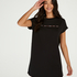 Round Neck Nightshirt, Black