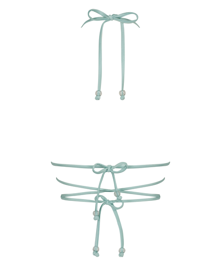 Sydney Triangle Bikini Top, Blue