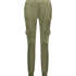 Velvet Jogging Pants Cargo, Green