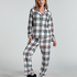 Fleece Pyjama Set, White