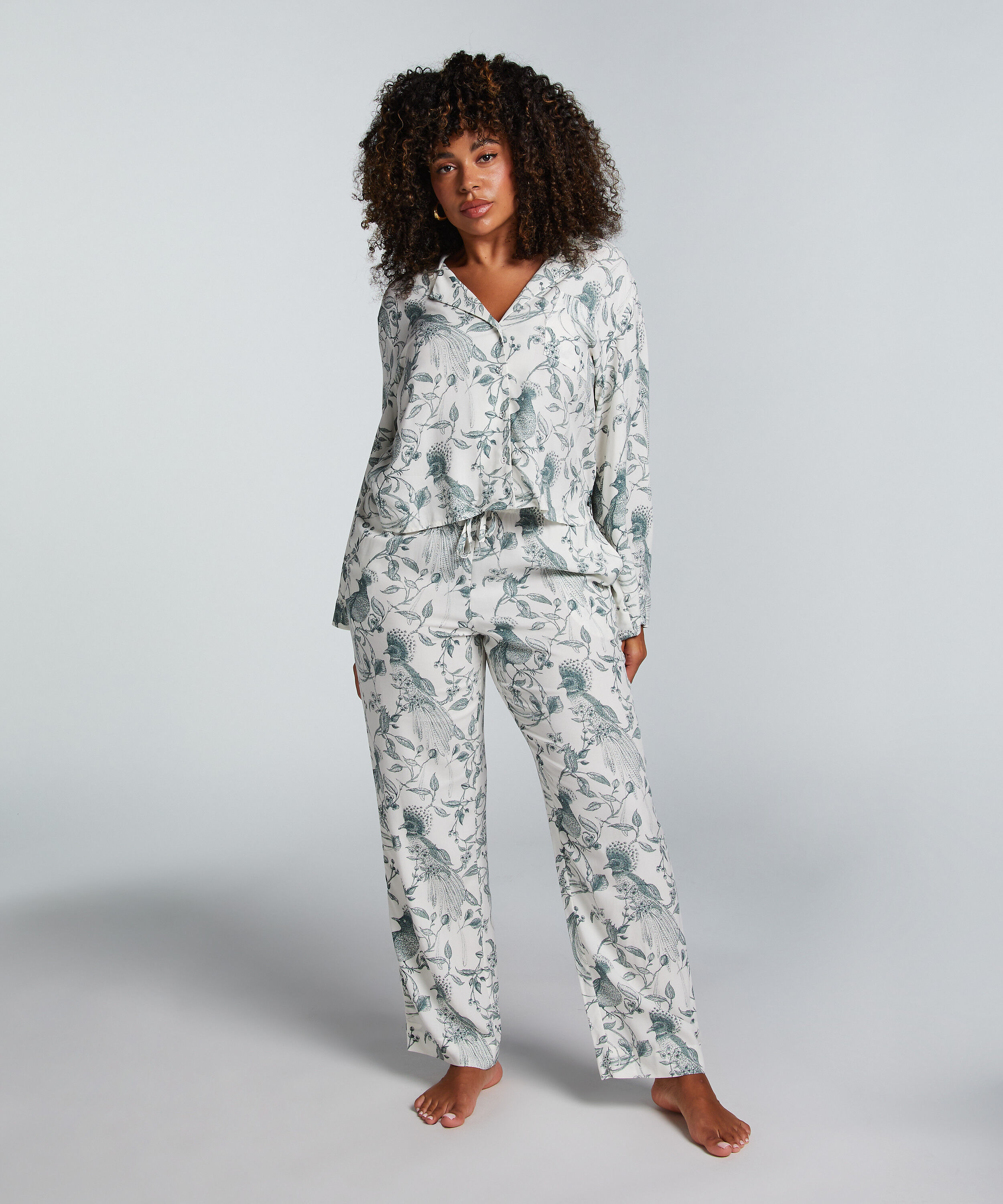Cotton Pyjama Pants, White