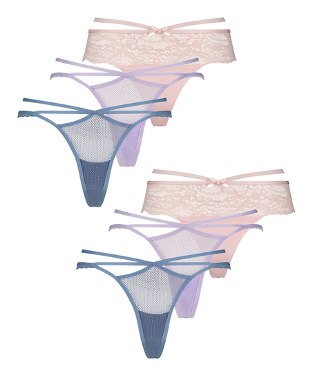 6-Pack Brazilian, Blue