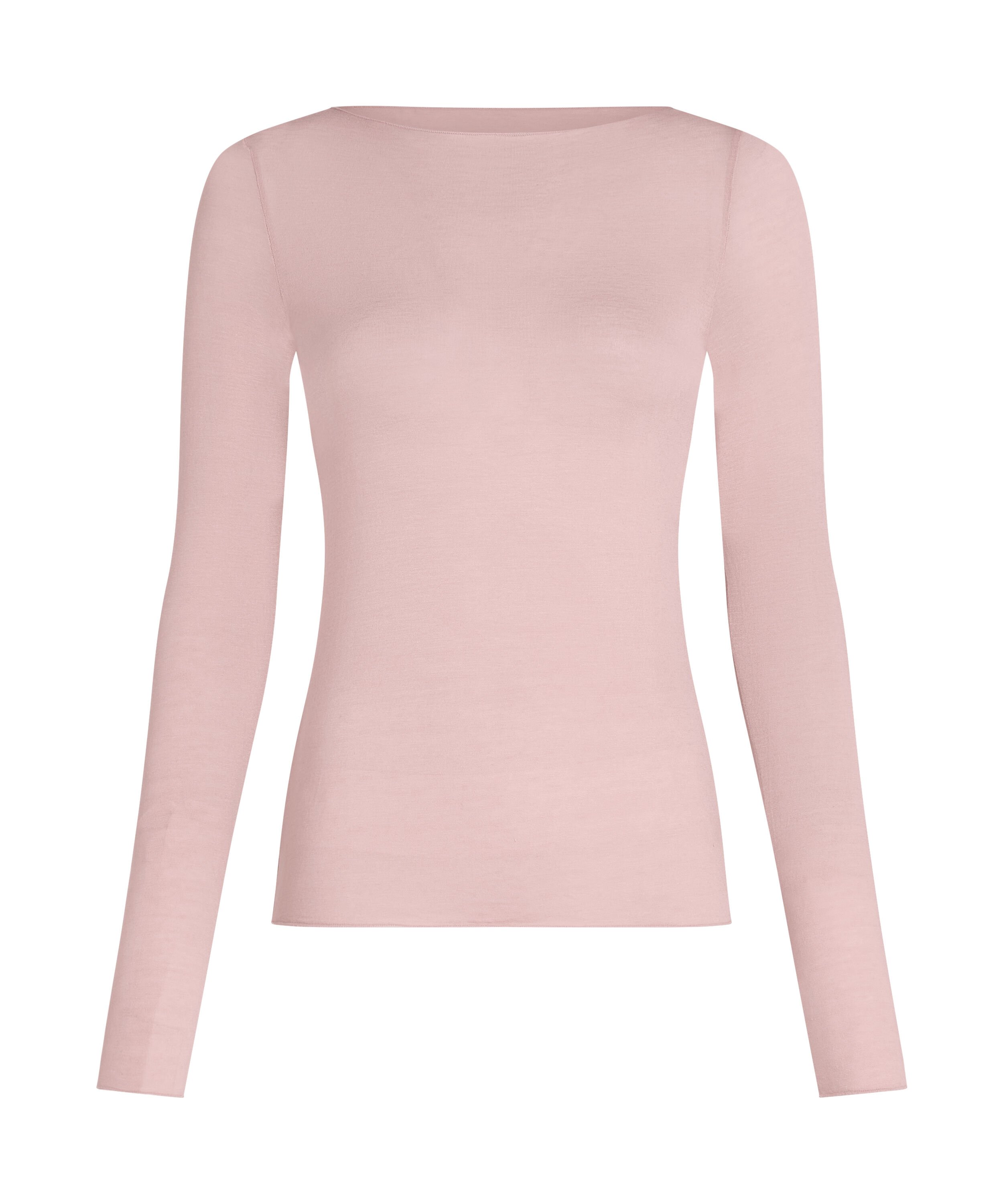 super soft Boatneck shirt with Cashmere, Pink