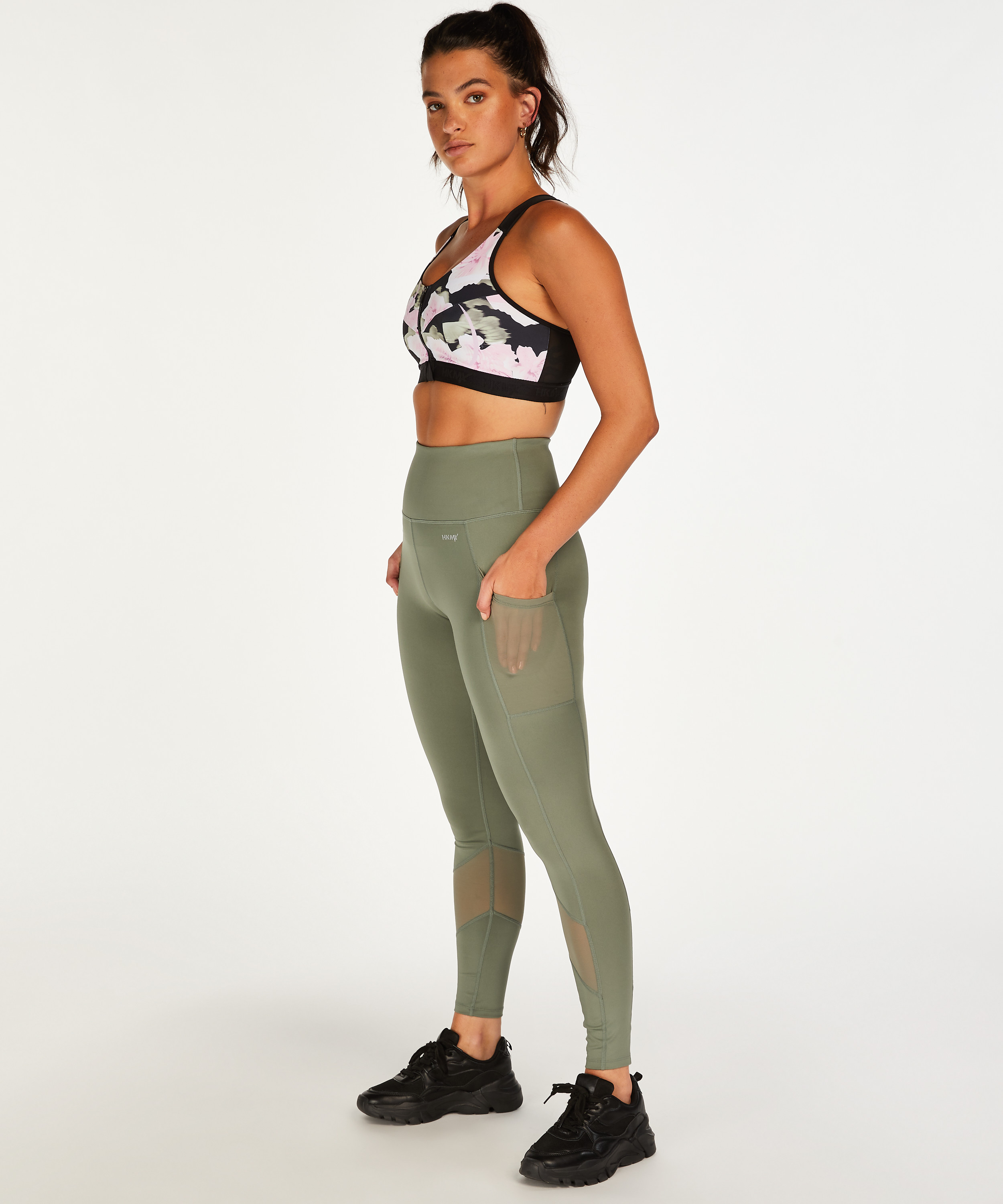 HKMX Oh My Squat High Waisted Leggings, Green, main