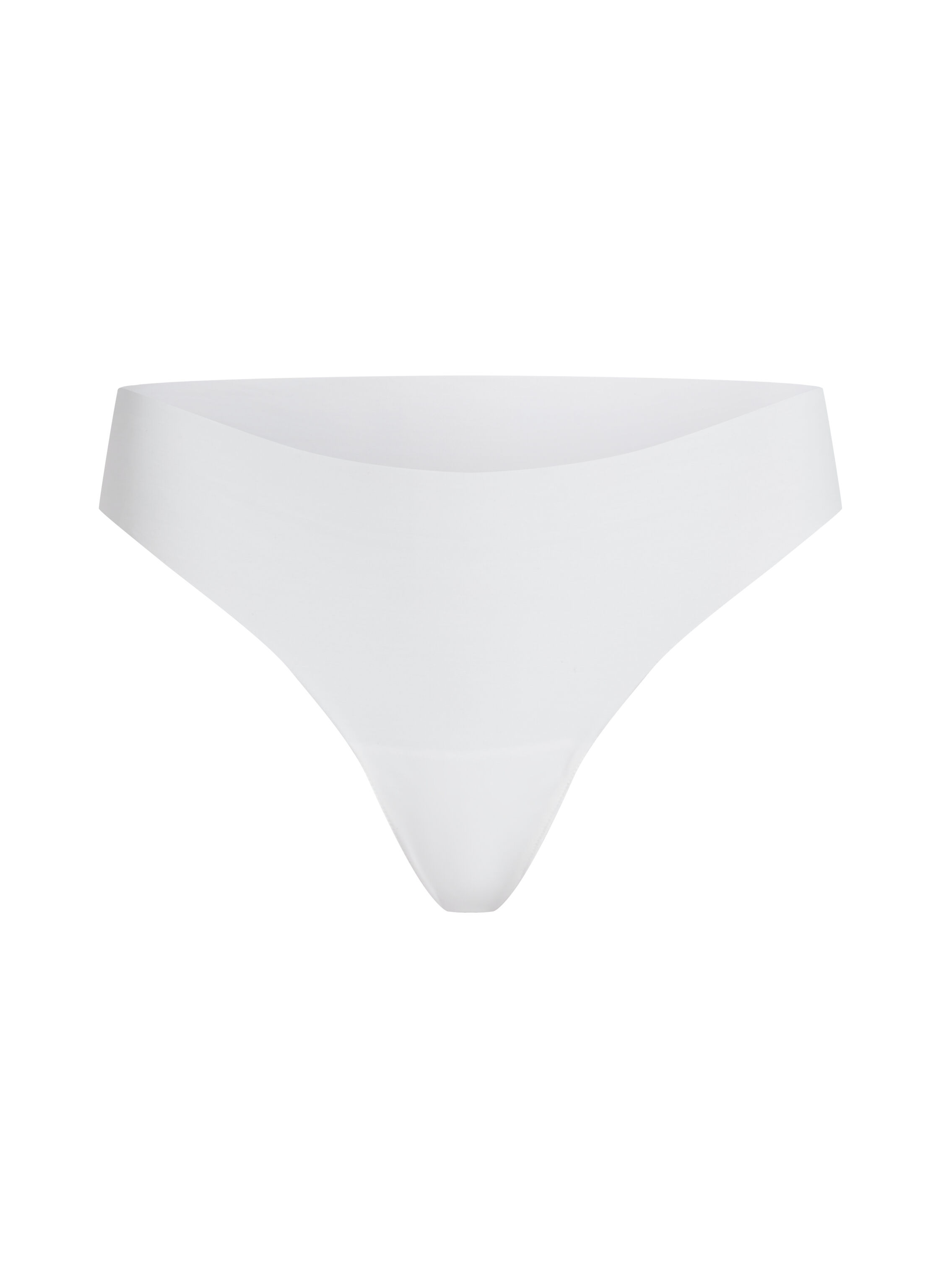 Invisible thong, White