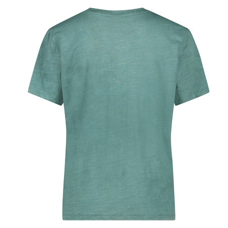 Short-Sleeved Pyjama Top, Green