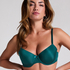 Demi Padded Underwired Bra, Green